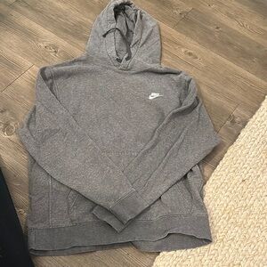 Nike Men's Heather Gray Hoodie